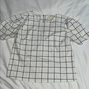 Short-Sleeve Top - White/Black